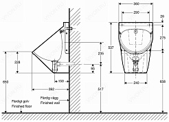 IFO Писсуар Public Steel 8520080 – фотография-3